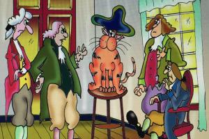 GIVE ME WHAT? Our Founding Fathers trying to find the right words.